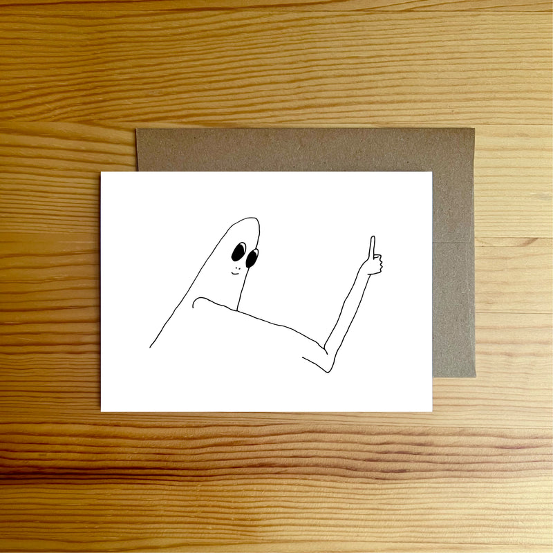 Thumbs up greeting card